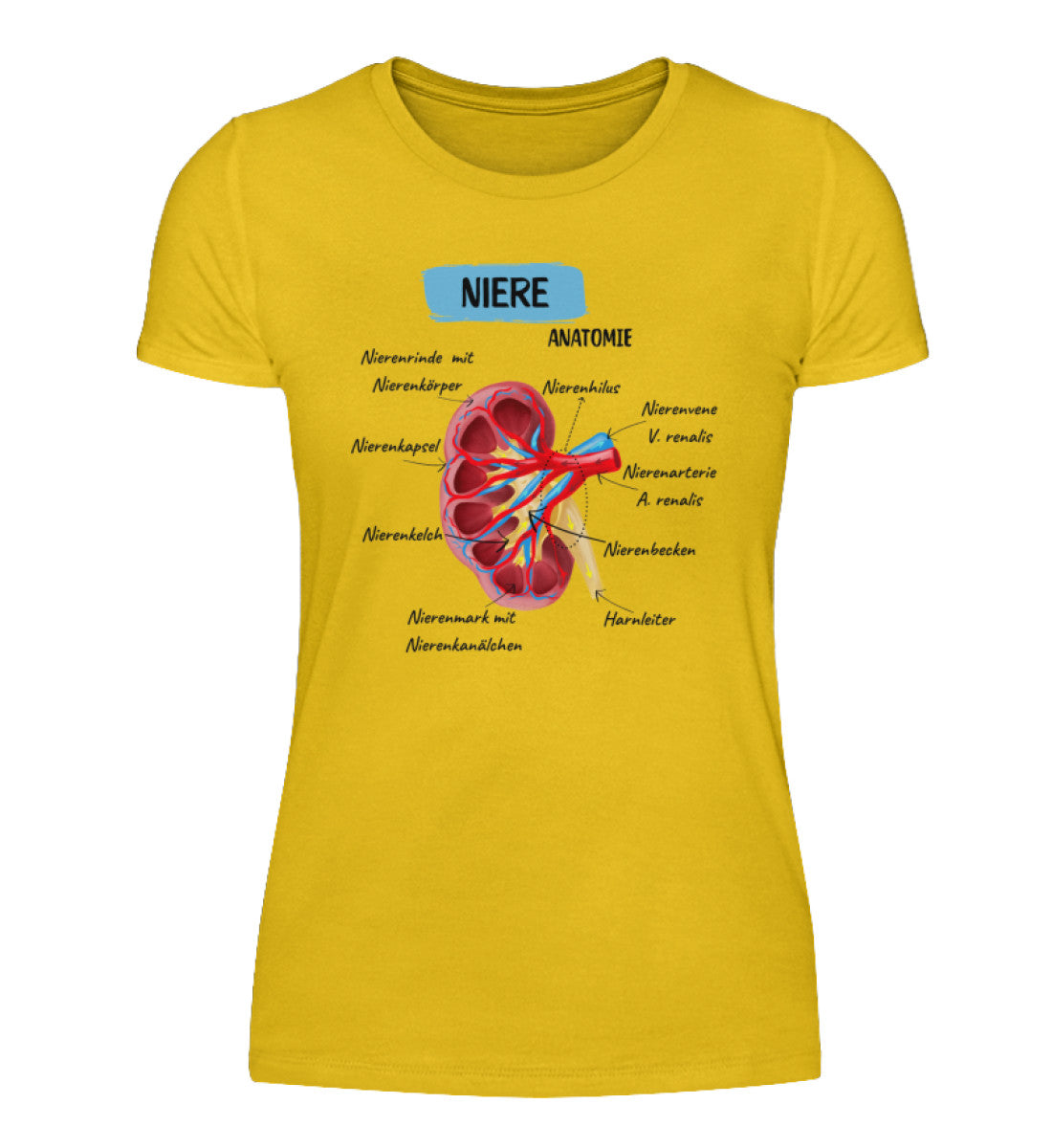Niere Anatomie Frauen T-Shirt
