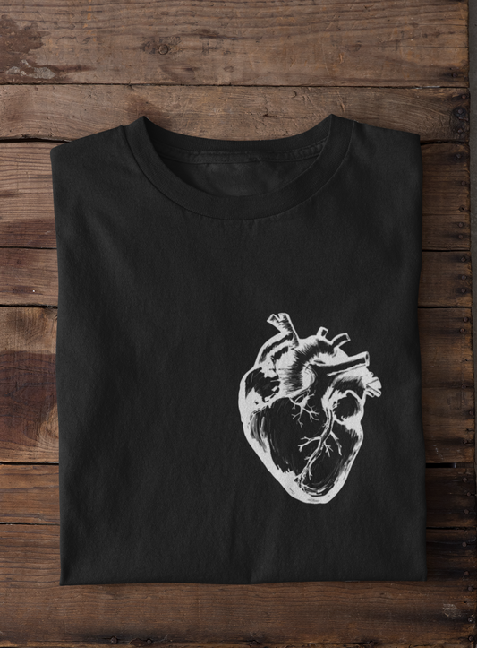 Anatomisches Herz - Unisex T-Shirt