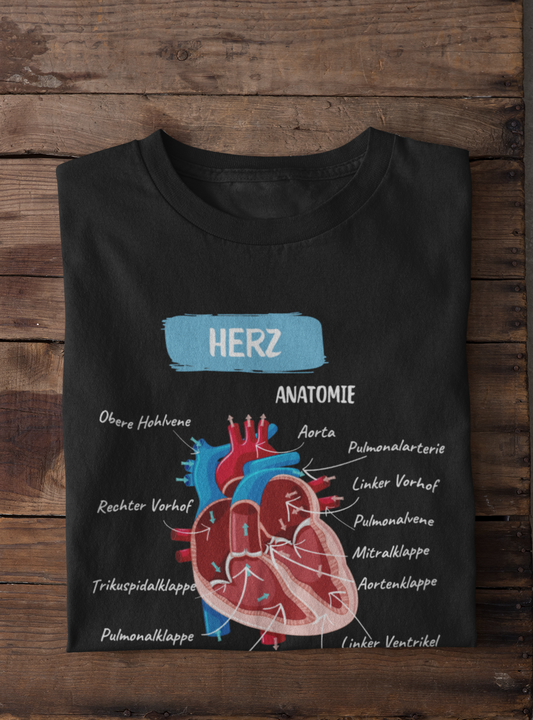 Herz Anatomie Unisex T-Shirt