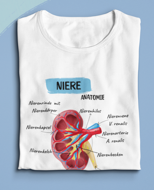 Niere Anatomie Frauen T-Shirt